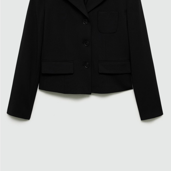 NWT Mango Black Blazer SMALL - Picture 9 of 11